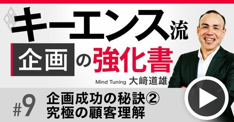 キーエンス流！企画の成功確率を上げる2つの秘訣、営業の意見を鵜呑みにすると失敗する【動画】