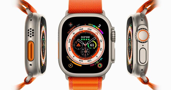 9月7日のイベントで発表された、Apple Watchのハイエンドモデル「Apple Watch Ultra」 Photo: Apple