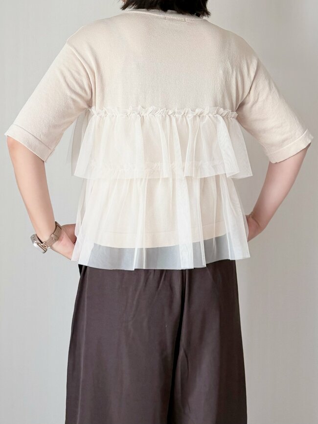 しまむらとは思えないオシャレさ…!1639円の「着痩せアイテム」上半身をふんわりカバーできて大当たりです!《購入レビュー》