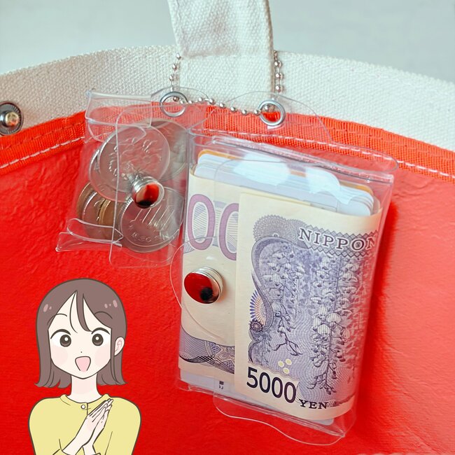 普通の財布に戻れないかも…！ダイソーの「お札が折れないミニ財布」カードと小銭も収納できて天才！