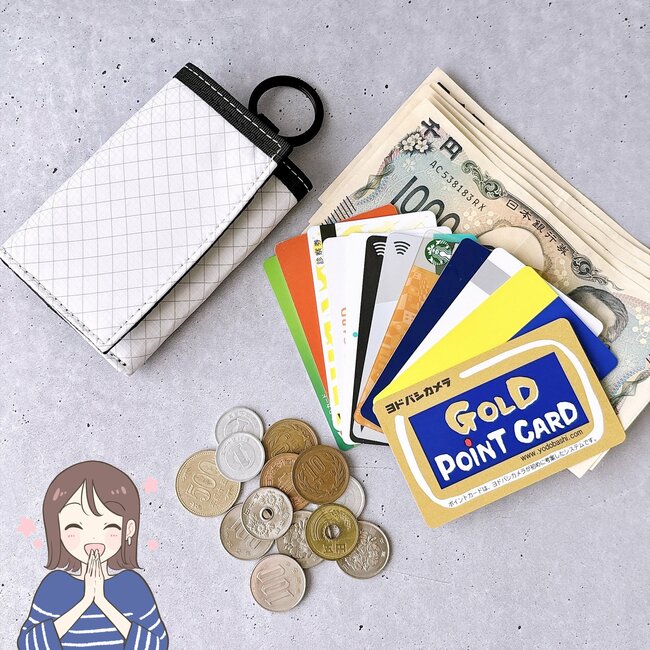 【無印良品】小銭が取り出しやすくて便利!1490円の「ミニ財布」手のひらサイズなのにカードが12枚も入った!《購入レビュー》