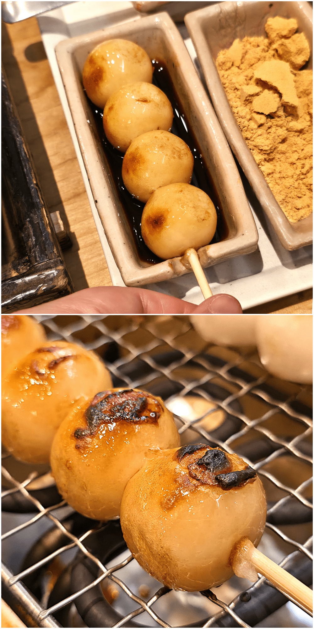 「楽しすぎる大好き」「めちゃおいしくて満足」和風コメダの“だんご三種盛り”がすごい!自分でだんごを焼けて、アツアツの焼きたてが食べられるんです!