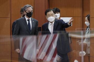 バイデン政権、日韓との同盟重視　バランス外交に腐心