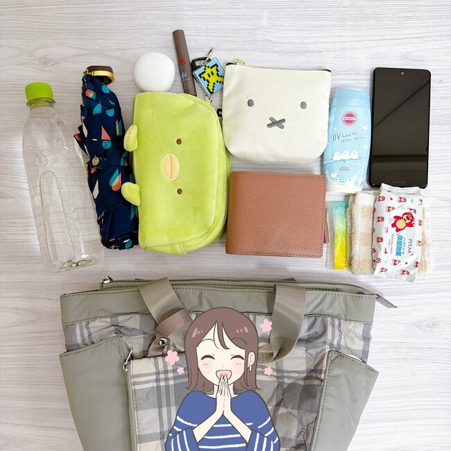 ペットボトルや日傘がすっぽり！ワークマンの「めちゃ軽バッグ」ふっくらデザインが大人かわいい！《購入レビュー》