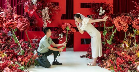 中国の「映える」婚姻登記所、少子化問題の打開策に？