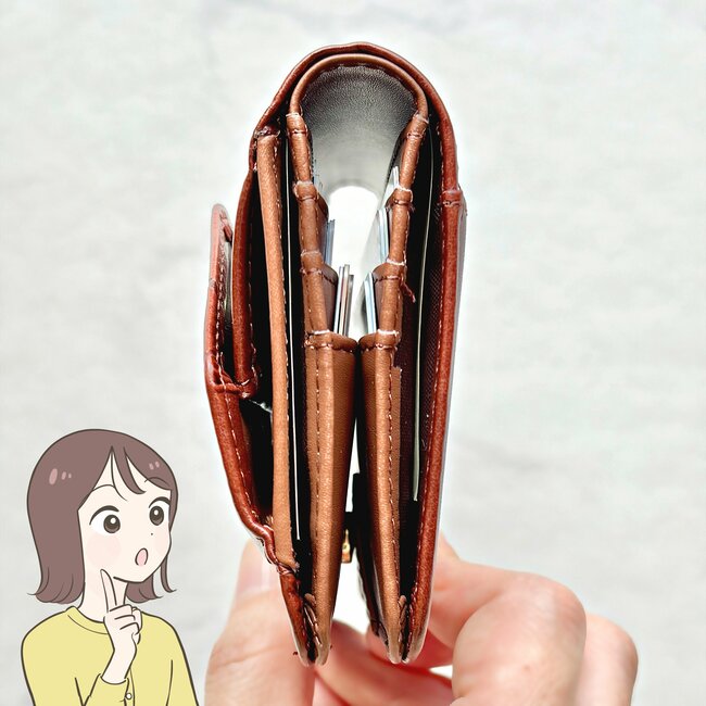 カードや診察券が27枚入った！しまむら×スヌーピーの「ぺたんこ財布」お札が折らずに入るし、小銭が取り出しやすくて嬉しい！《購入レビュー》