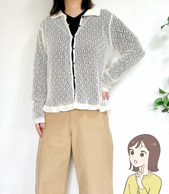 オンラインは即完売！【しまむら】人気コラボの「透かし編みカーディガン」が美しすぎる…1639円とは思えないよ！