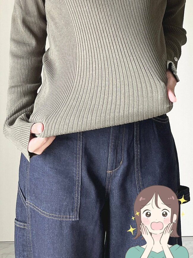 「着痩せして見えました」GUの“高見えトップス”が2490円とは思えないオシャレさ！「細見えデザイン」「着回しもコーデもしやすい」