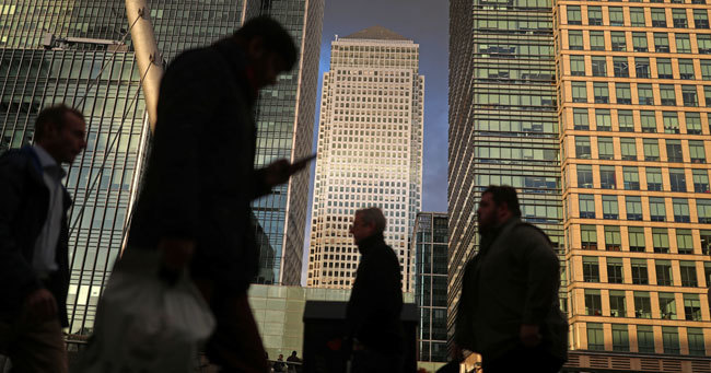 ロンドンの金融街