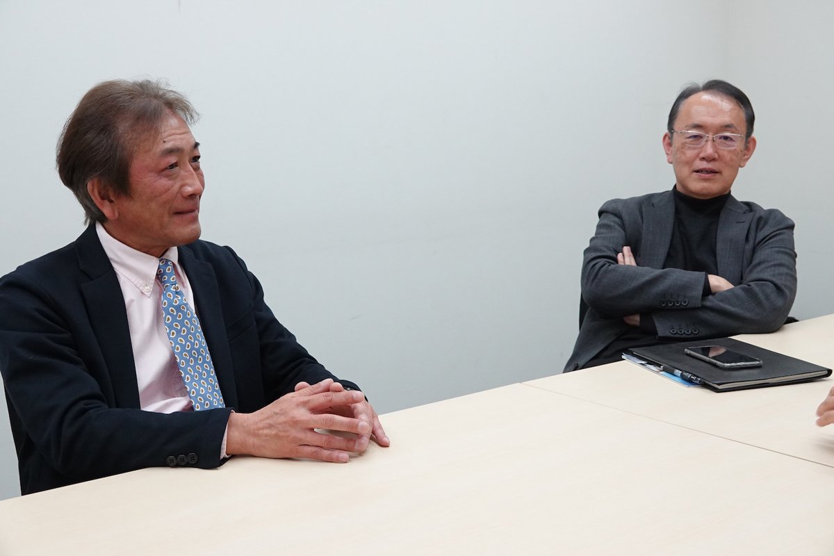 インタビュー風景