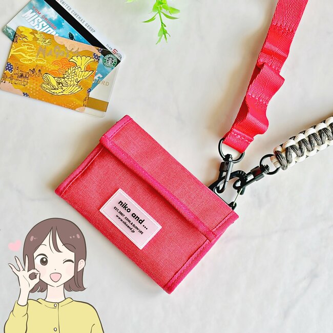 普通の財布に戻れないかも…！ニコアンドの「ナナメがけできるミニ財布」カギもカードも入って理想的すぎる！
