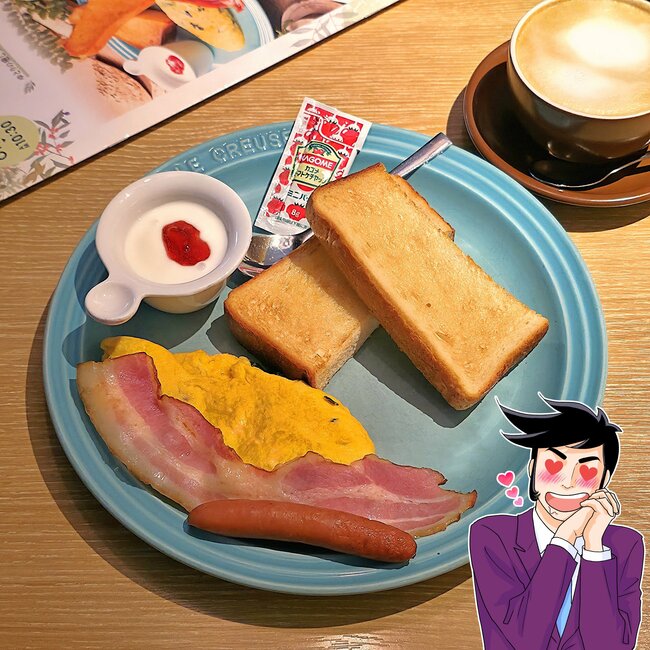 「今まで食べた中で一番うまい！」むさしの森珈琲の“贅沢モーニング”ふわふわオムレツが絶品すぎる！「ホテルのやつみたい」「朝から幸せだよ！」