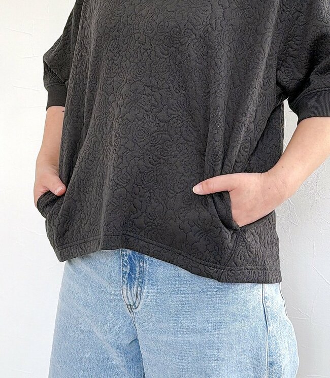 【ワークマン】すぽんと着るだけでカワイイ！1280円の「ふんわりトップス」スウェットみたいで楽ちん！