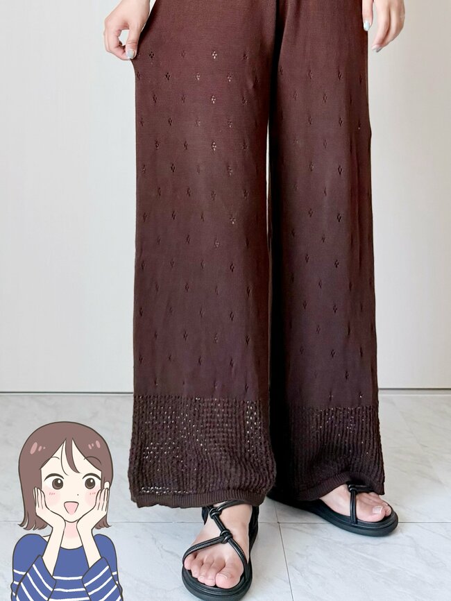 楽ちんすぎて毎日はきたい!無印良品の「ふんわりワイドパンツ」自然と脚長に見えて天才!《購入レビュー》
