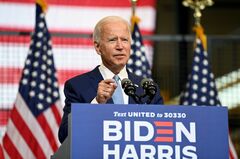 バイデン氏、トランプ氏を批判　混乱と分断に責任