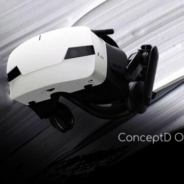 Acer、4KのWindows MRヘッドセットを発表 オープンイヤー型オーディオ実装