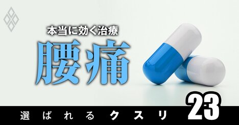 腰痛治療の新ガイドラインで「効果に根拠なし」と断じられた人気薬とは？