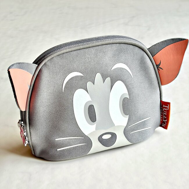 とんでもなく可愛い…！タリーズ×トムとジェリーの「ガバッと開くポーチ」マチが広くて使いやすい！