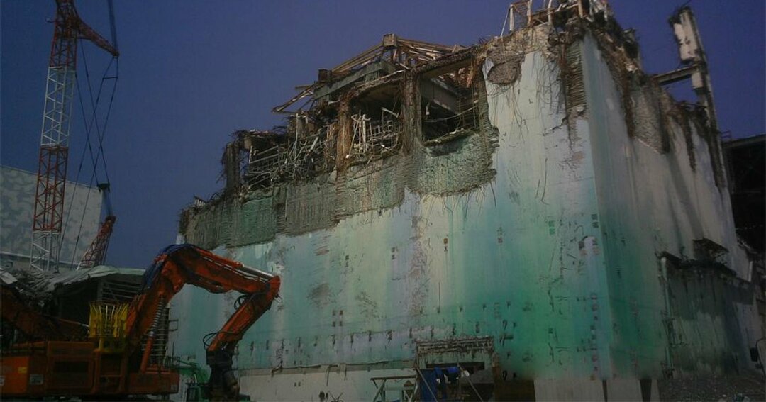 核爆発疑惑が指摘されている福島第一原発3号機 (撮影/桐島瞬)