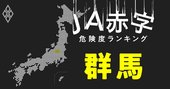 【群馬】JA赤字危険度ランキング、4農協が赤字転落の見通し