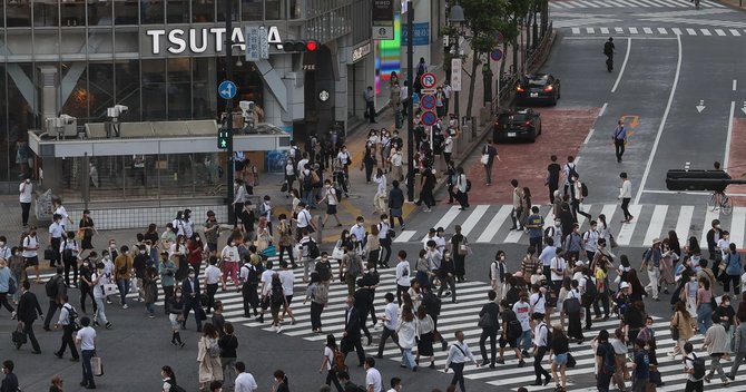 緊急事態宣言明けの渋谷の様子