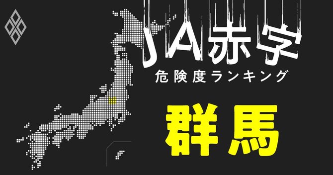 JA赤字危険度ランキング#群馬
