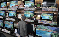 震災挟み液晶パネルの需給混迷<br />晴れぬパネルメーカーの“視界”