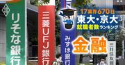 東大・京大生の就職先ランキング【金融53社】10位GSは17人、3位日本生命は30人、トップは3メガの一角に