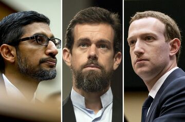 米上院、フェイスブックなどSNS大手3社CEO召還へ