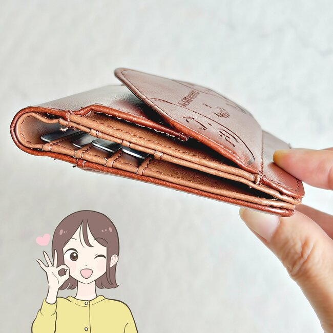 カードや診察券が27枚入った！しまむら×スヌーピーの「ぺたんこ財布」お札が折らずに入るし、小銭が取り出しやすくて嬉しい！《購入レビュー》