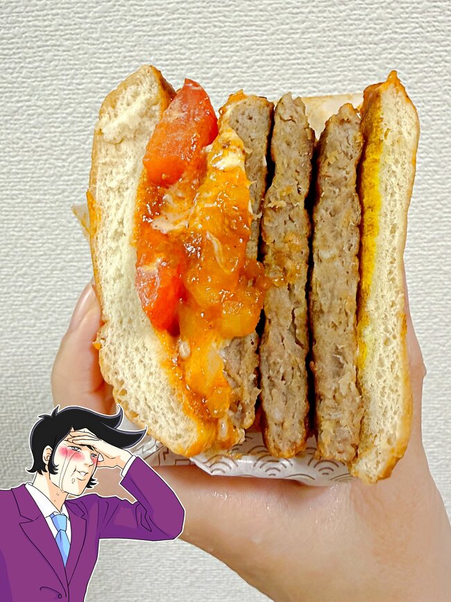 「アゴ外れるかと思った」モスバーガーの“夜限定どでかメニュー”ボリューム凄くて笑っちゃう!「クソでけぇ」「コスパ良すぎる」