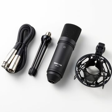 ティアック、コンデンサーマイクTM-80のブラックモデル発売