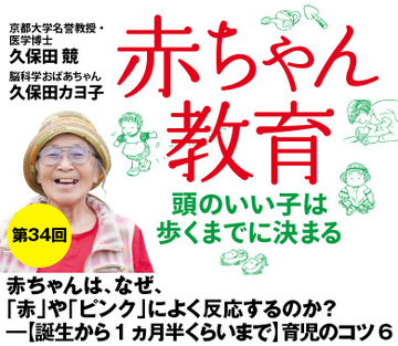 赤ちゃんは、なぜ、「赤」や「ピンク」によく反応するのか？――【誕生から1ヵ月半くらいまで】脳科学おばあちゃん　育児のコツ6