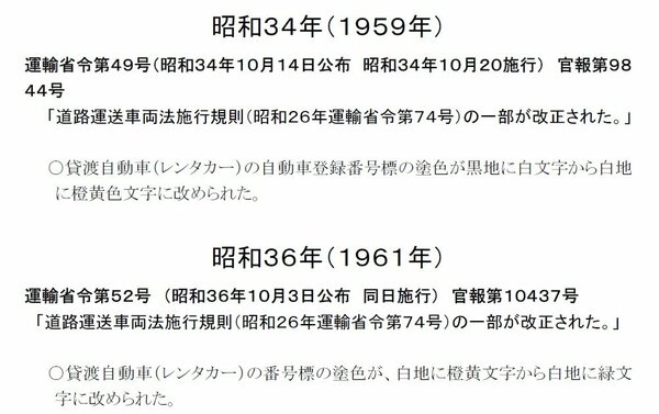 えっ、ナンバーが白地にオレンジ文字!?わずか2年で消えた「幻のナンバープレート」とは