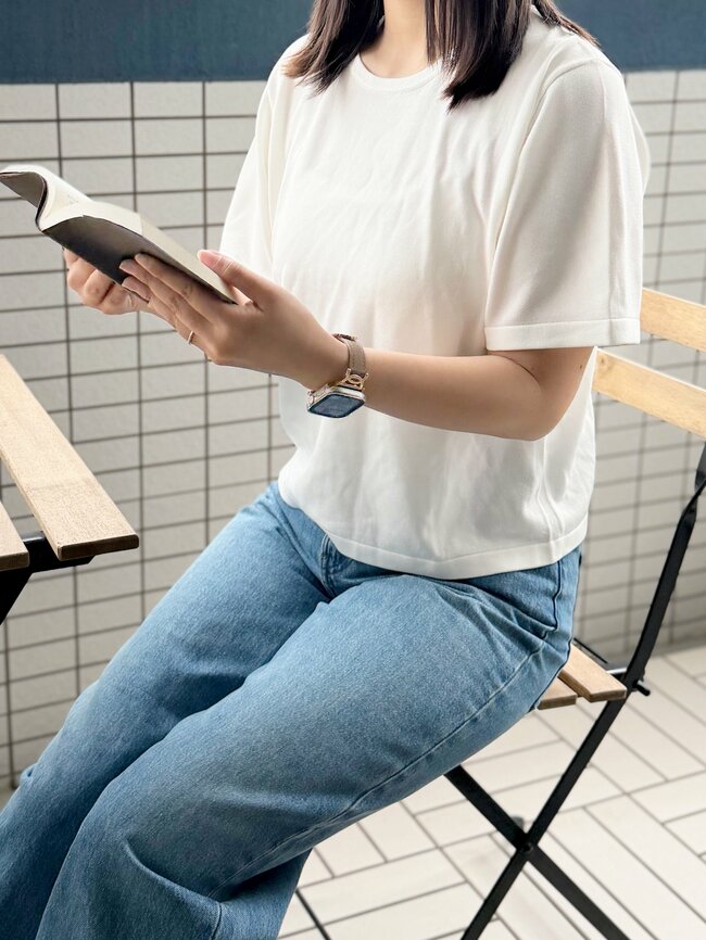 もう普通のTシャツに戻れないかも…ユニクロの“ひんやりトップス”着心地よすぎて追加購入したい！「体のラインが気にならない」「現在3色持ちです」【購入レビュー】