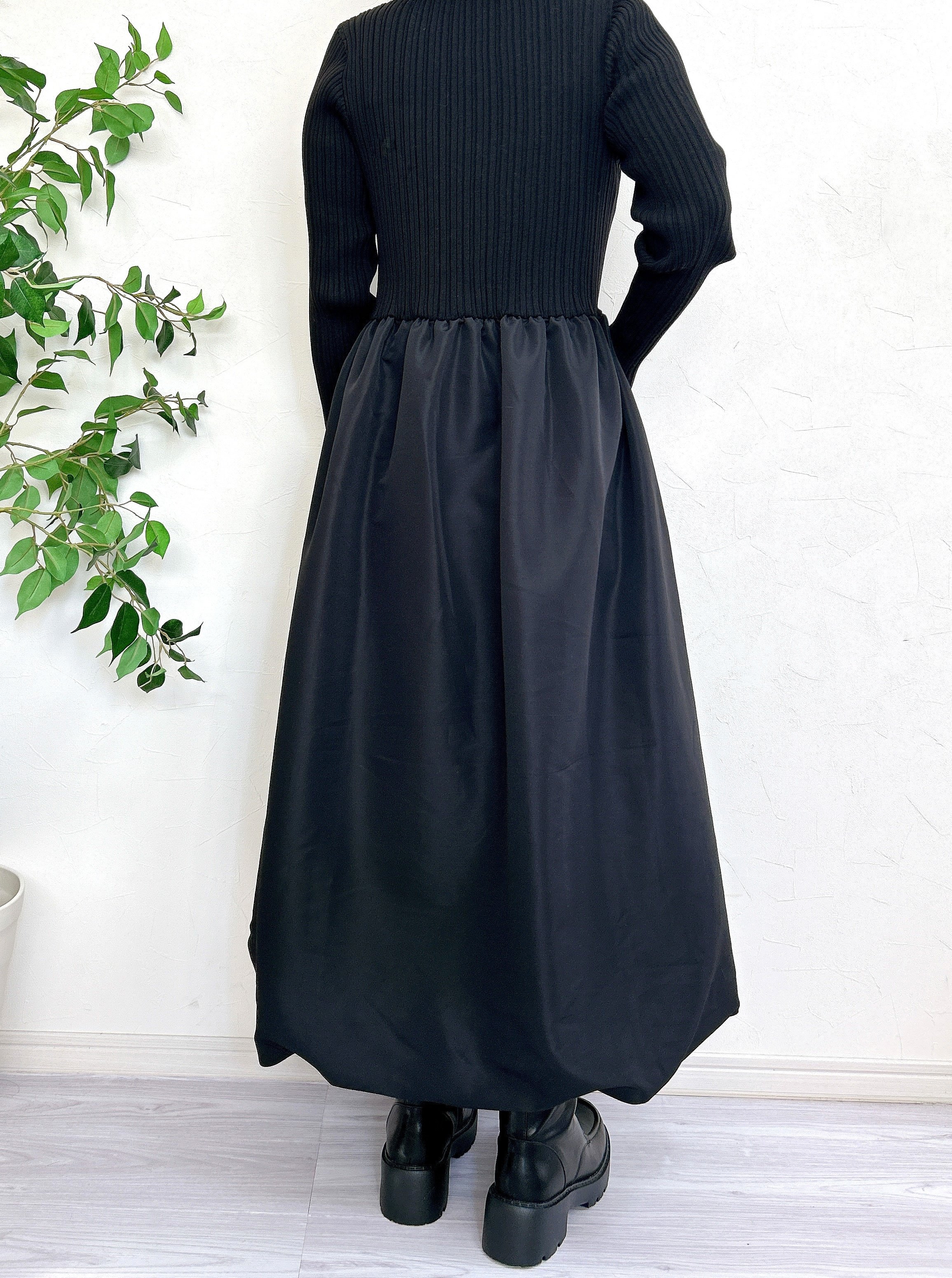 すぽんと着るだけでオシャレ！cocaの“華やかワンピース”下半身がまるっと隠せて嬉しい！「お値段以上にみえます」「バルーンスカートが素敵すぎ」