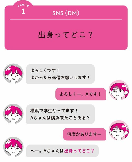 シーン（1）出身ってどこ？