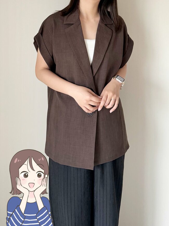 【しまむら】羽織るだけでカワイイ！1639円の「おしりまでカバーできるトップス」が春夏コーデに大活躍です！