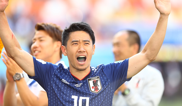 PKを決めた香川真司
