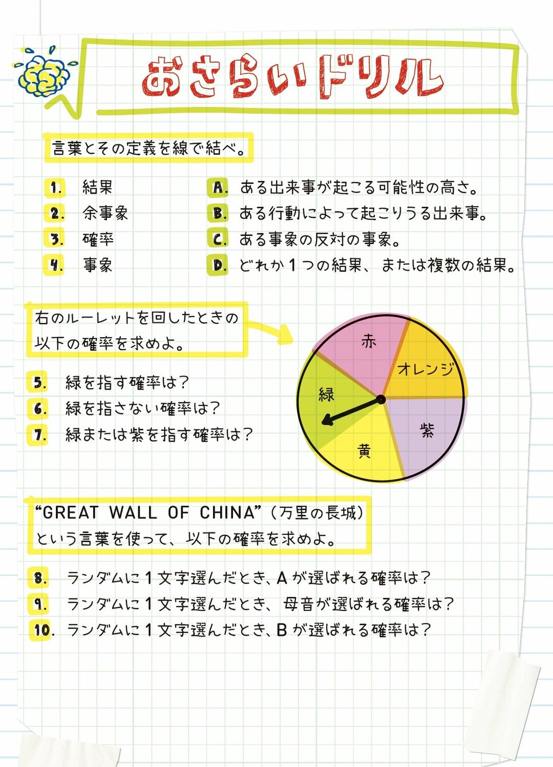 【700万人が感動した数学ノート】アメリカの中学生が学んでいる「確率」超入門