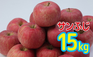 「山形市」の「【家庭用】山形産りんご(サンふじ)15kg(39~69玉)」