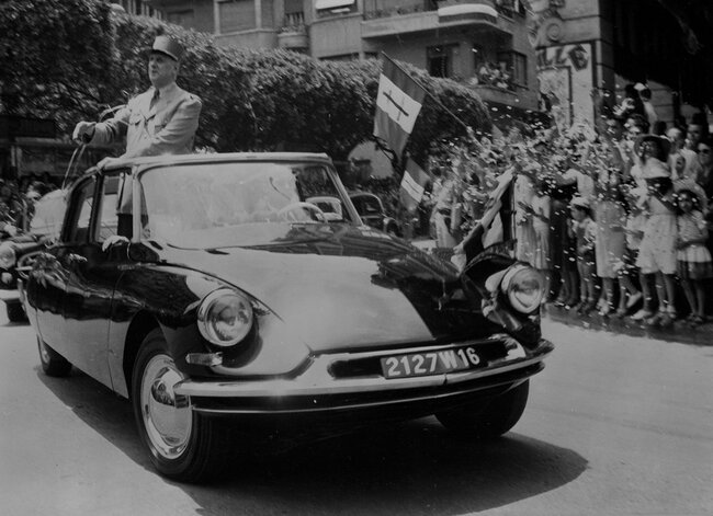 シャルル・ド・ゴール大統領とシトロエン DS