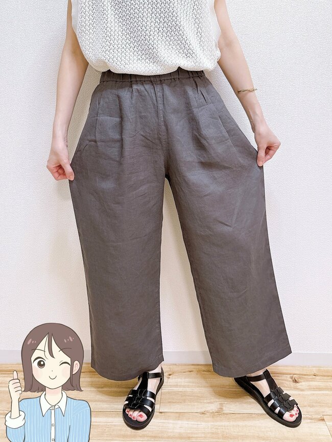 「全色買いました」無印良品の“リピーター続出ワイドパンツ”通気性バツグンで暑い日も快適！「夏のボトムはこれ一択」「毎年愛用しています」【購入レビュー】