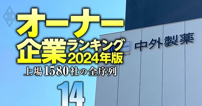 オーナー企業ランキング2024年版 上場1580社の全序列＃14