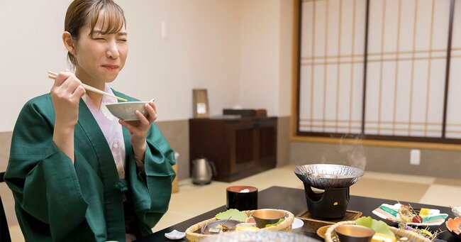 写真：旅館,食事,旅行支援