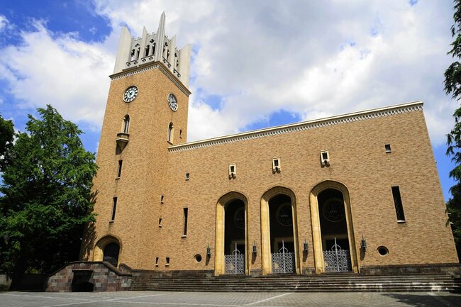 写真：早稲田大学,大隈記念講堂