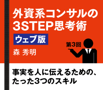 事実を人に伝えるための、たった3つのスキル