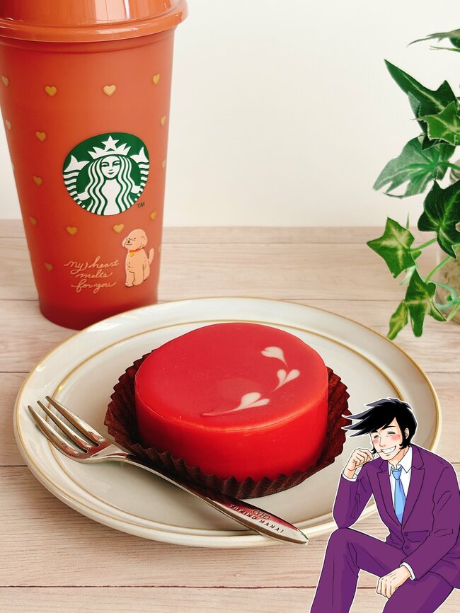 「スタバのケーキで1番好きかも」スターバックスの“華やかスイーツ”ひと口の幸福感がスゴいんです！「ずっと置いててほしい」「ご褒美にぴったり」