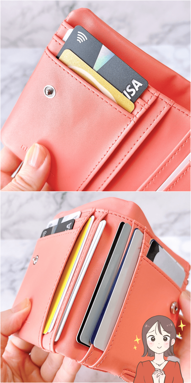 「小銭を探しやすい」ニコアンドの“コンパクトな財布”カードや診察券が21枚も入って優秀！「薄くて軽いのが良い」「小さめのバッグでもかさばらない」