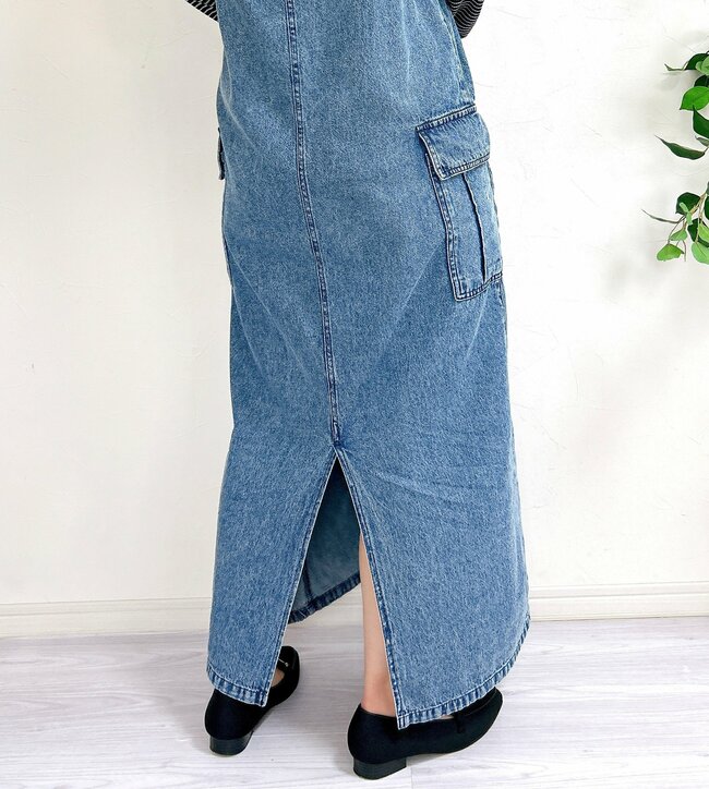 【しまむら】すぽんと着るだけでかわいい！2420円の「着痩せジャンスカ」まるっと体型カバーできて楽ちん！